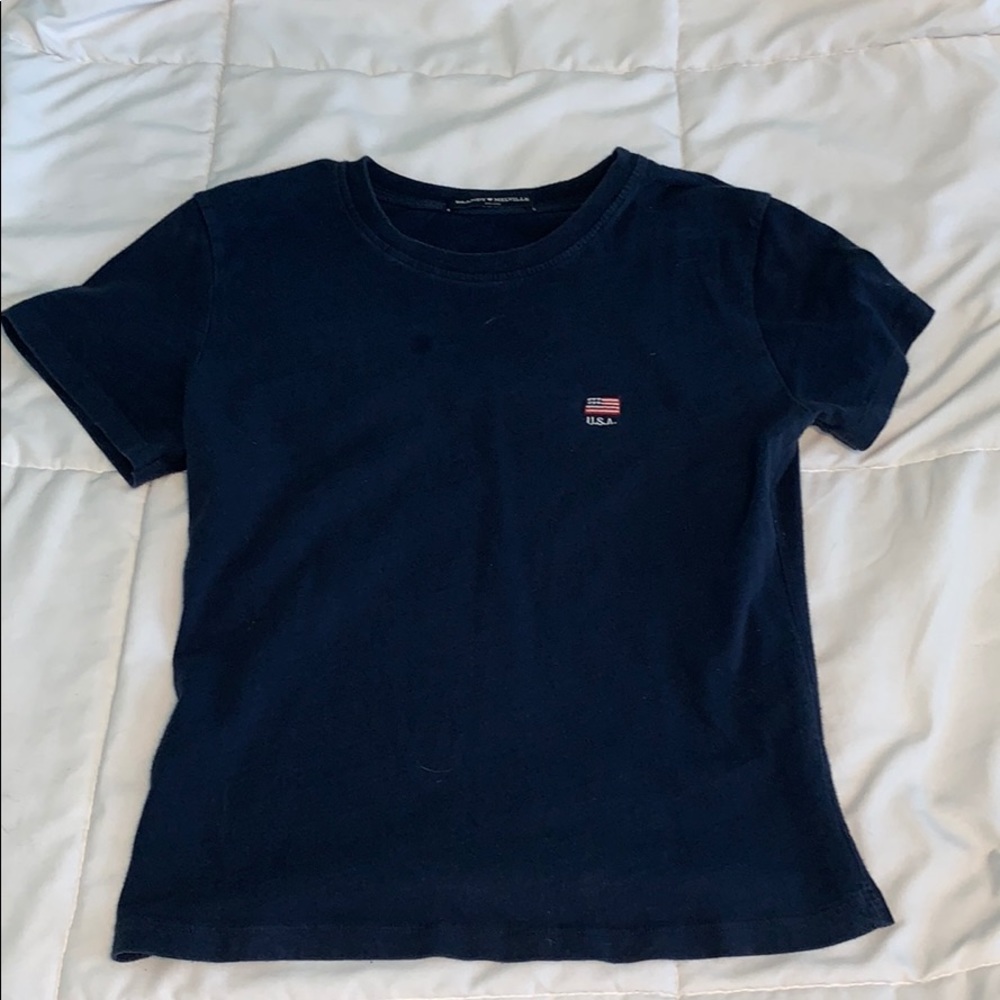 Navy Blue Brandy Melville U.S.A T-shirt